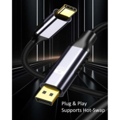 OXHORN CB-CD-802 USB C to DP Cable 2m