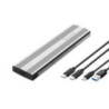 OXHORN UM-311S USB C 3.2 Gen 2 M.2 NVMe Enclosure Silver