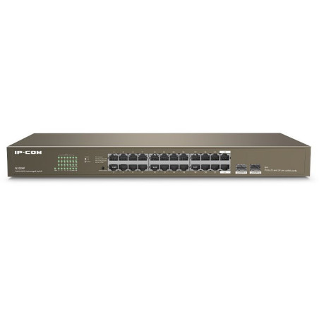 IP-COM (G1024F) 24GE + 2SFP Gigabit Unmanaged Switch, 6kv lightning protection
