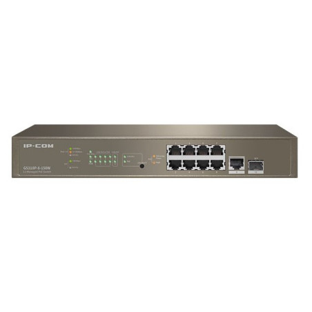 IP-COM (G5310P-8-150W) 10-port L3 Cloud Managed PoE Switch