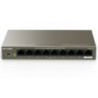IP-COM (F1109P-8-102W) 9-Port 10/100Mbps Unmanaged PoE+ Switch with 8-Port PoE+, 6kv lightning protection