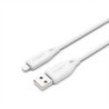 Cygnett Essentials Lightning to USB-A (2.0) Cable (1M) - White (CY4700PCCAL), 2.4A/12W, 480Mbps, Turbo Charge, Apple iPhone, 2 Y