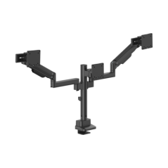 Brateck Modular Mechanical Spring Triple Monitor Arm with Sliders 17'-27' Monitor Weight Capacity (per flat screen):11kg, VESA: 