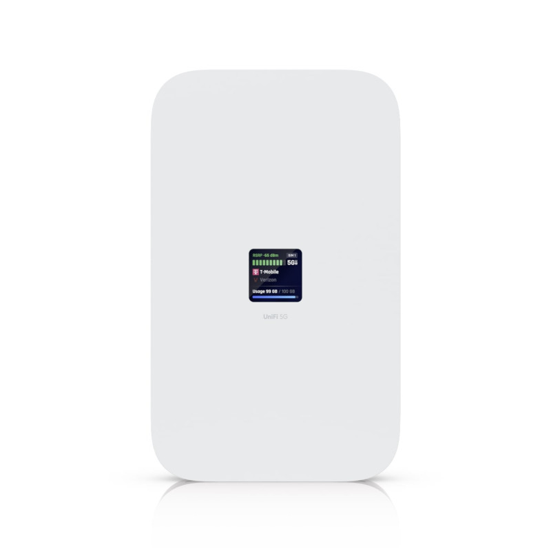 UBIQUITI UNIFI 5G MAX MODEM 5G(3.4 GBps),PoE Port, dual SIM/ESIM, 1YR