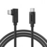 BENFEI 428BK-3M USB C to Right Angle USB C Cable , 90-dgree Angled USB 2.0 Type C Charger Cable, 3A Fast Charging & 480Mbps Data