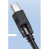 HP DHC-PT100-2M USB-A to USB-B v2.0 cable 2M Black