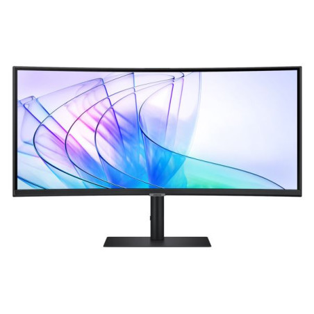 SAMSUNG 34" CURVE (21:9) WQHD VA MONITOR, DP, HDMI, USB-C, USB(2), LAN, KVM, WEBCAM, 3YR