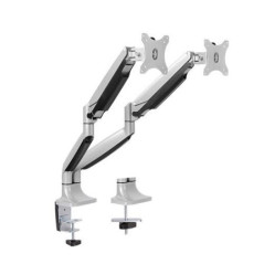 Brateck Dual Monitor Aluminum Interactive Counterbalance Monitor Arm Fit Most 13''-32'' Monitors Up to 9kg per screen VESA 75x75