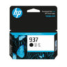 HP 937 BLACK ORIGINAL INK CARTRIDGE 1250 PAGE YIELD FOR OJPRO 9132E 9133 9135E 9130