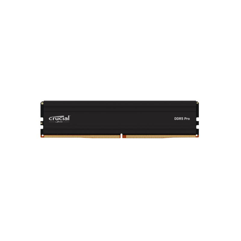 Crucial Pro 16GB (1x16GB) DDR5 UDIMM 6000MHz CL48 Black Heat Spreader Support Intel XMP AMD Ryzen Desktop PC Gaming Memory ~CT16