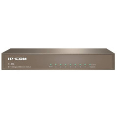 IP-COM (G1008) 8-Port Gigabit Unmanaged Desktop Switch, 4kv lightning protection