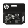 HP 68 BLACK ORIGINAL INK CARTRIDGE 160 PAGE YIELD FOR ENVY 6120 6130 6520 6530
