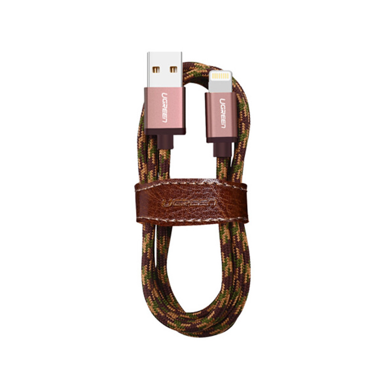 UGREEN MFI Certified Cable for iPhone 1M Dark brown 40689