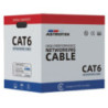 Astrotek CAT6 FTP Cable 305m Roll - Grey White Full 0.55mm Copper Solid Wire Ethernet LAN Network 23AWG 0.55cu 2x4p PVC Jacket