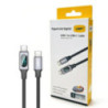 USP Braided HyperLink USB-C to USB-C (1M) Digital Display Cable - Black, Charge & Connect,Digital Display,140W PD, 2 Years Warra