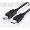 HP DHC-PT100-1.5M USB-A to USB-B v2.0 cable 1.5M Black