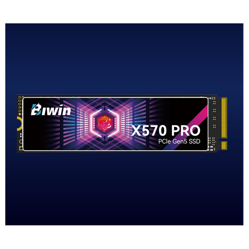 BIWIN Black Opal 8TB X570 PRO PCIe Gen5Ã4, NVMe 2280 Up to 14000/13000 MB/s BX570DN08TB-RGX - 5 Year Warranty