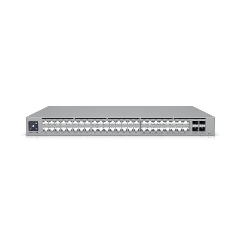 UBIQUITI UniFi SWITCH PRO MAX 48 POE,32 xGbE RJ45 (24 PoE+ 8 PoE++), 16 x 2.5 GbE RJ45,1Y