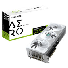 Gigabyte GeForce RTXâ¢ 5070 Ti AERO OC 16G, 2588 MHz, CUDA 8960, 28 Gbps, GDDR7, 256 bit, PCI-E 5.0, PSU 750W, DisplayPort 2.1b