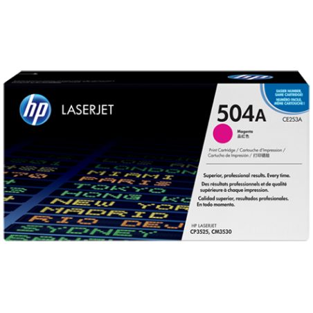 HP CE253A MAGENTA TONER 7000 PAGE YIELD FOR CP3520 CM3530