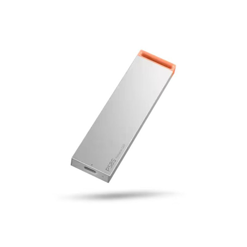 Lenovo PS8S 1TB External Portable SSD ~1050MB/s USB3.2 Gen2 USB-C Stylish Metal Body Lightweight 40g Durable for PC MAC PS4 Xbox