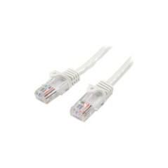 STARTECH 50CM WHITE CAT5E/ CAT 5 SNAGLESS ETHERNET PATCH CABLE 0.5 M
