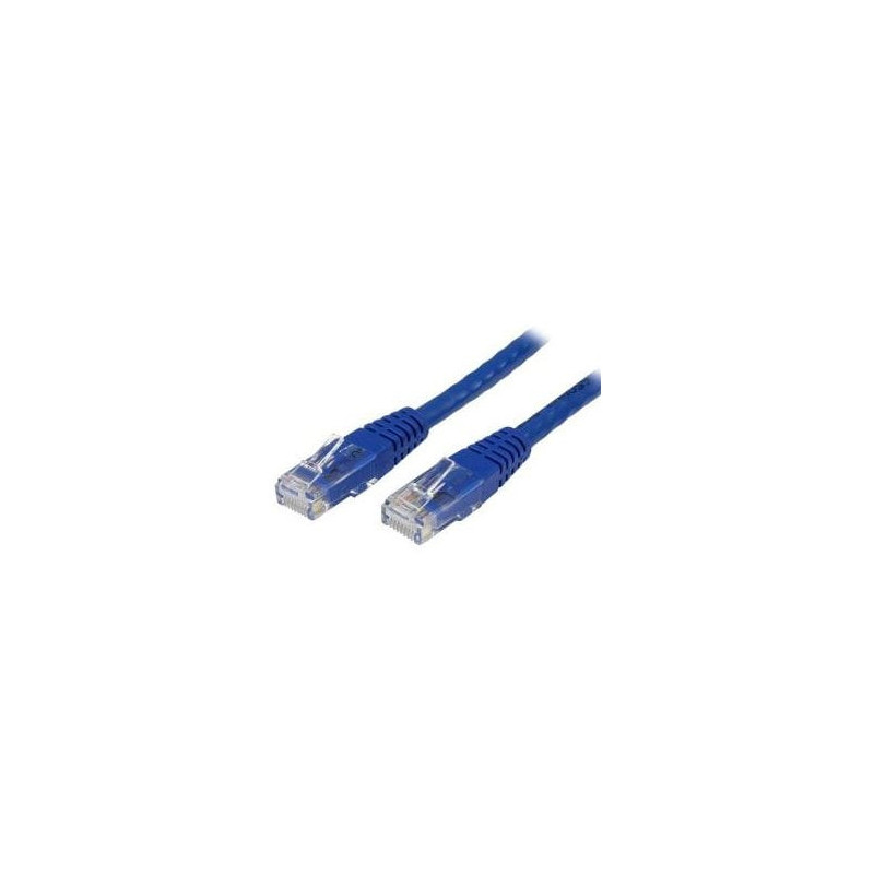 STARTECH CAT6 ETHERNET CABLE 30CM BLUE 650MHZ MOLDED PATCH CORD POE++, LTW