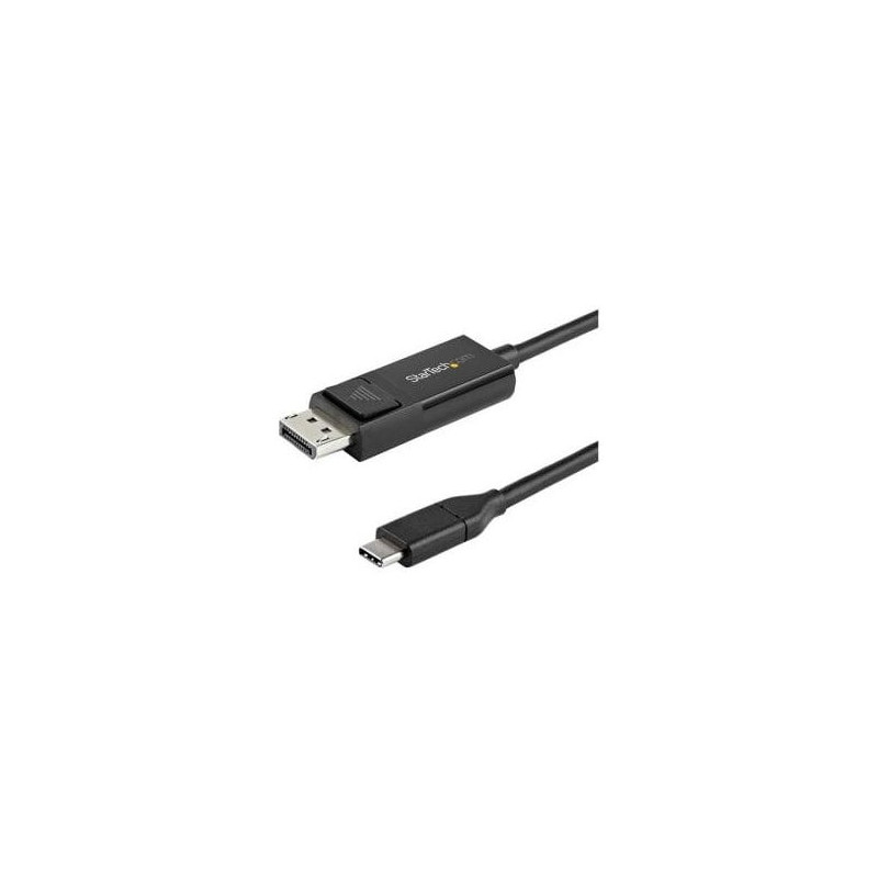 STARTECH 1M USB-C (T/BOLT3) TO DP1.2 ADAPTER CABLE, 4K, BI-DIRECT, 3YR