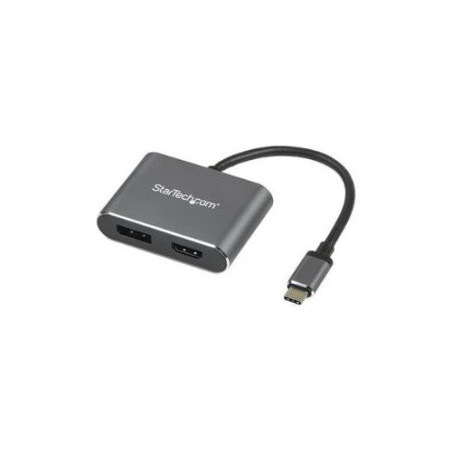 STARTECH USB-C TO DP OR HDMI 2.0 HDR MULTIPORT ADAPTER 4K 60HZ 3 YR