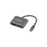 STARTECH USB-C TO DP OR HDMI 2.0 HDR MULTIPORT ADAPTER 4K 60HZ 3 YR