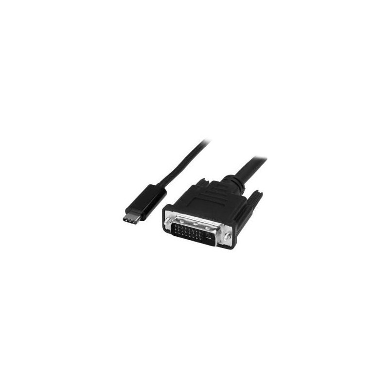STARTECH 1M USB-C TO DVI CABLE - USB TYPE-C TO DVI ADAPTER CABLE 3YR