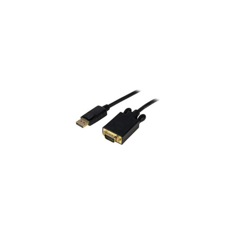STARTECH 1.8M DP TO VGA ADAPTER CABLE, 3YR