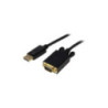 STARTECH 1.8M DP TO VGA ADAPTER CABLE, 3YR
