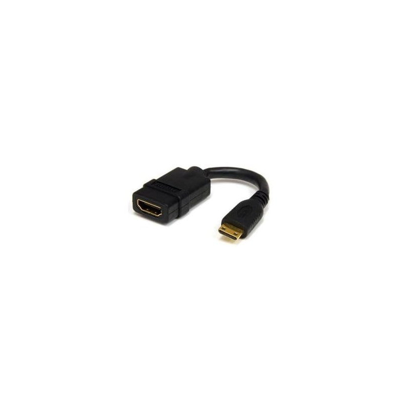 STARTECH 5" HIGH SPEED HDMI ADAPTER CABLE - HDMI TO HDMI MINI- F/M, LTW