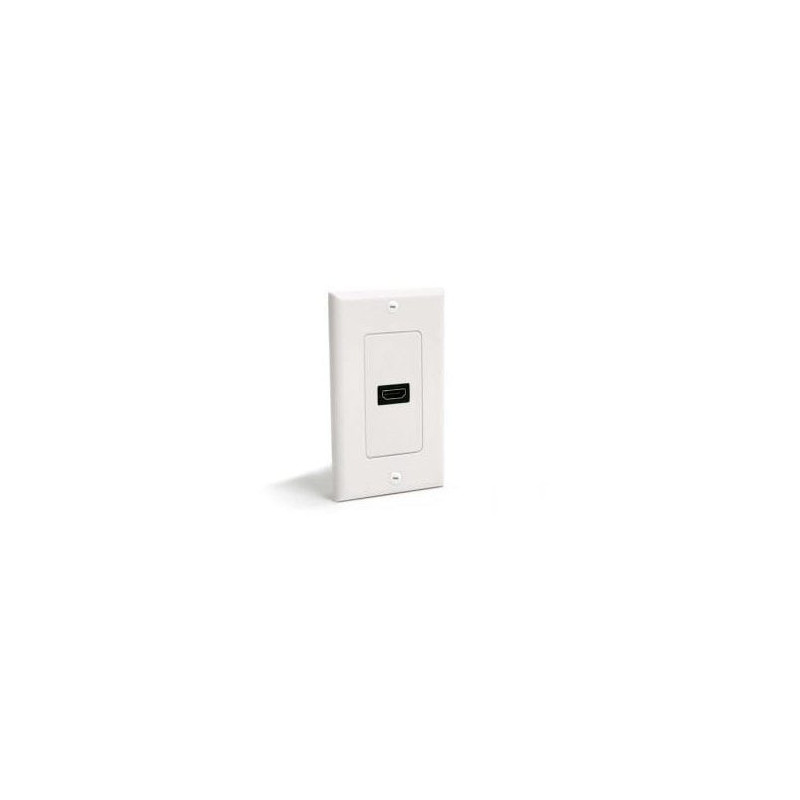 STARTECH SINGLE OUTLET FEMALE HDMI WALL PLATE, WHITE