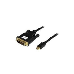 STARTECH 2M mDP TO DVI ADAPTER CABLE mDP TO DVI-BLACK 3YR