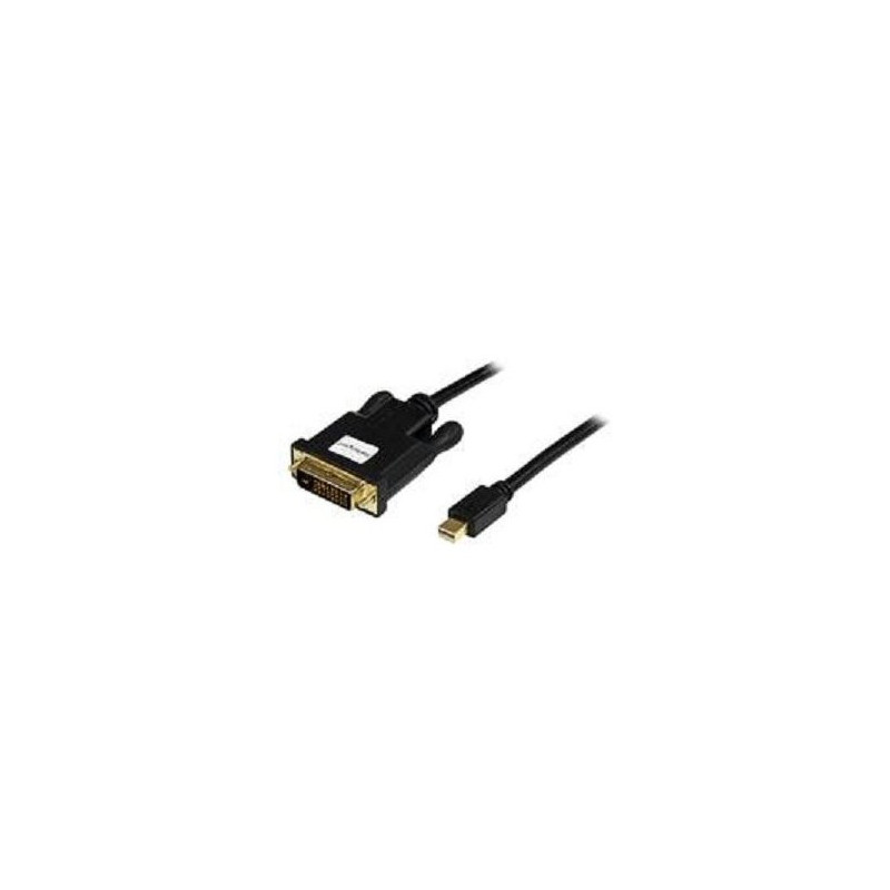 STARTECH 2M mDP TO DVI ADAPTER CABLE mDP TO DVI-BLACK 3YR
