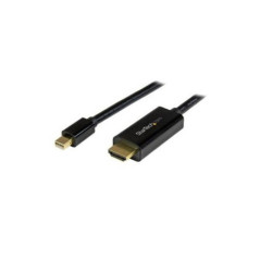 STARTECH 2M mDP TO HDMI ADAPTER CABLE, 4K, BLACK, 3YR