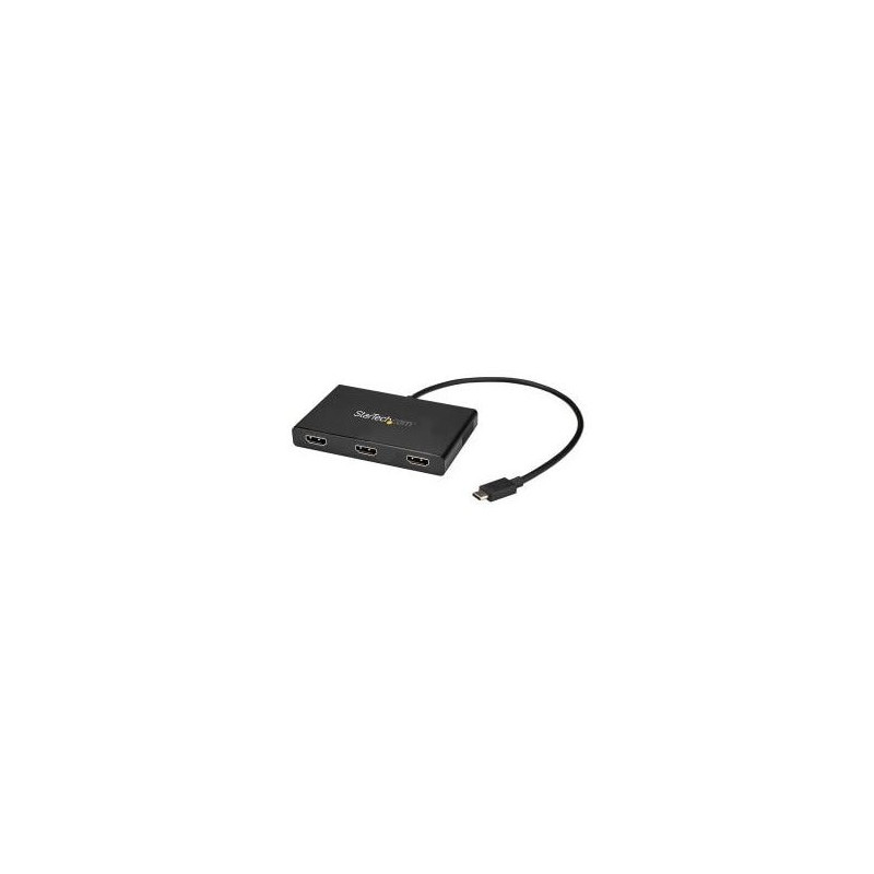 STARTECH USB-C MULTIPORT ADAPTER, 4K, HDMI(3), TRIPLE DISPLAY, WINDOWS, 3YR