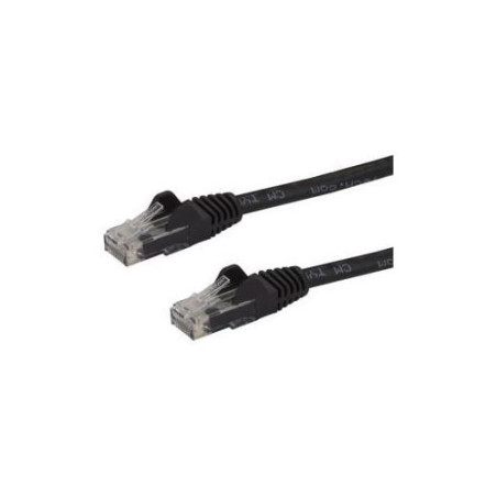 STARTECH 1.5M CAT6 CABLE, RJ45 PATCH CORD, SNAGLESS, 650MHz 100W, BLACK, LTW