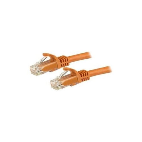 STARTECH 1.5M CAT6 CABLE, RJ45 PATCH CORD, SNAGLESS, 650MHz 100W, ORANGE, LTW