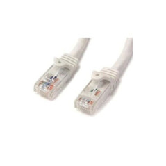 STARTECH 1M CAT6 ETHERNET CABLE WHITE 650MHZ 100W SNAGLESS PATCH CORD, LTW