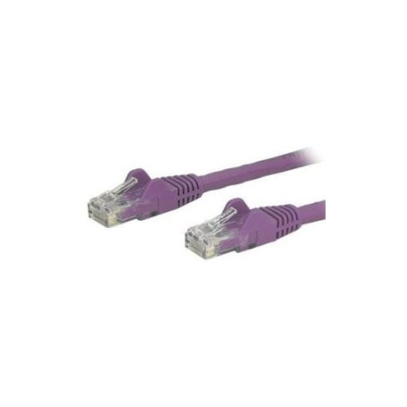 STARTECH 2M CAT6 ETHERNET CABLE PURPLE 650MHZ 100W SNAGLESS PATCH CORD, LTW