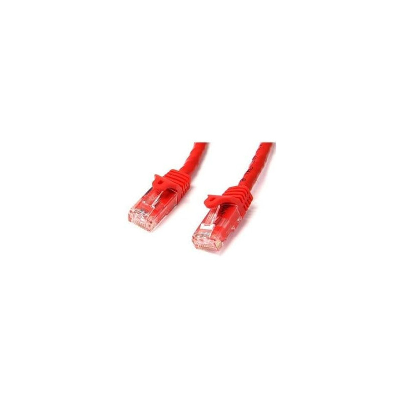 STARTECH 2M CAT6 ETHERNET CABLE RED 650MHZ 100W SNAGLESS PATCH CORD, LTW