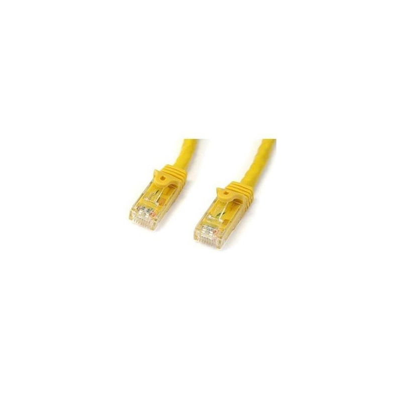 STARTECH 2M CAT6 ETHERNET CABLE YELLOW 650MHZ 100W SNAGLESS PATCH CORD, LTW
