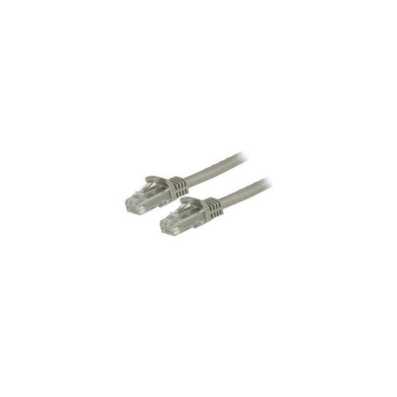 STARTECH CAT6 ETHERNET CABLE 3M GREY 650MHZ 100W SNAGLESS PATCH CORD LTW
