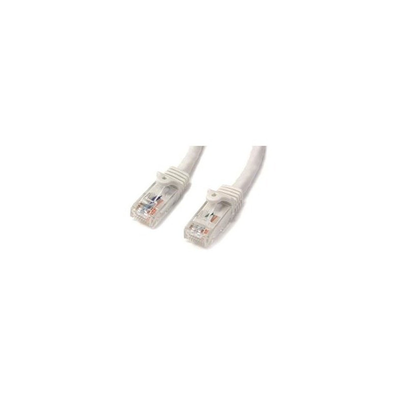 STARTECH CAT6 ETHERNET CABLE 3M WHITE 650MHZ 100W SNAGLESS PATCH CORD LTW