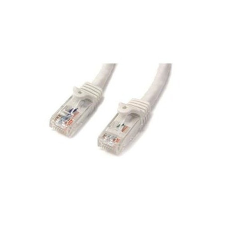 STARTECH CAT6 ETHERNET CABLE 3M WHITE 650MHZ 100W SNAGLESS PATCH CORD LTW