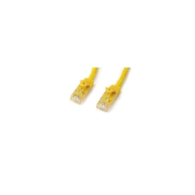 STARTECH CAT6 ETHERNET CABLE 3M YELLOW 650MHZ 100W SNAGLESS PATCH CORD LTW