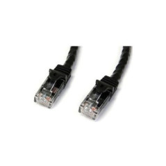 STARTECH 5M CAT6 ETHERNET CABLE BLACK 650MHZ 100W SNAGLESS PATCH CORD, LTW